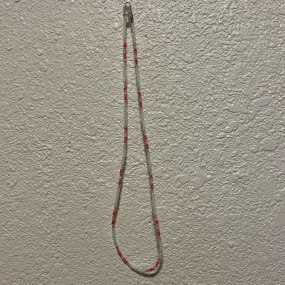 Handmade seed bead necklace